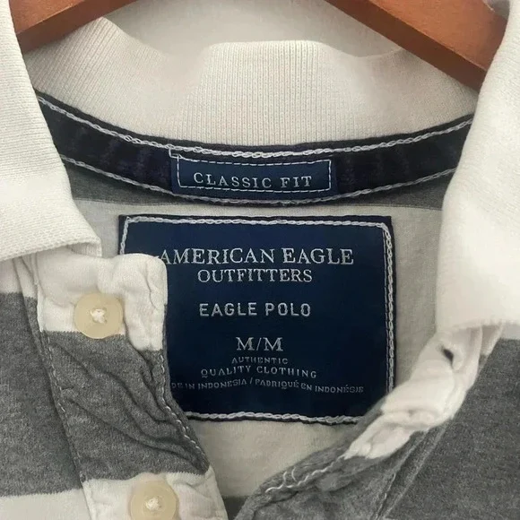 American Eagle Outfitters long sleeve polo shirt - Picture 3 of 4